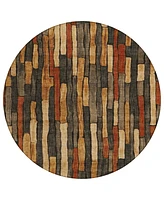 Addison Chantille Machine Washable ACN1302 8'x8' Round Area Rug