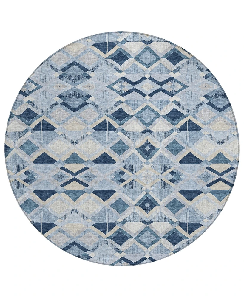 Addison Chantille Machine Washable ACN1312 8'x8' Round Area Rug