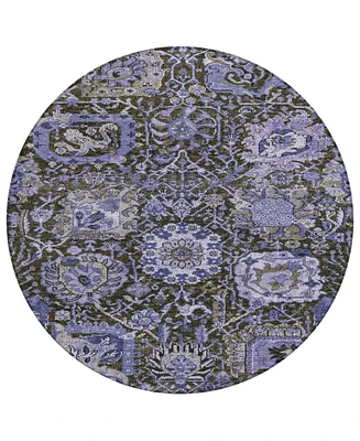 Addison Chantille Machine Washable ACN1323 8'x8' Round Area Rug