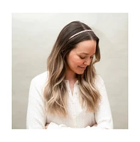 Thin All that Glitters Headband - Pink + Silver