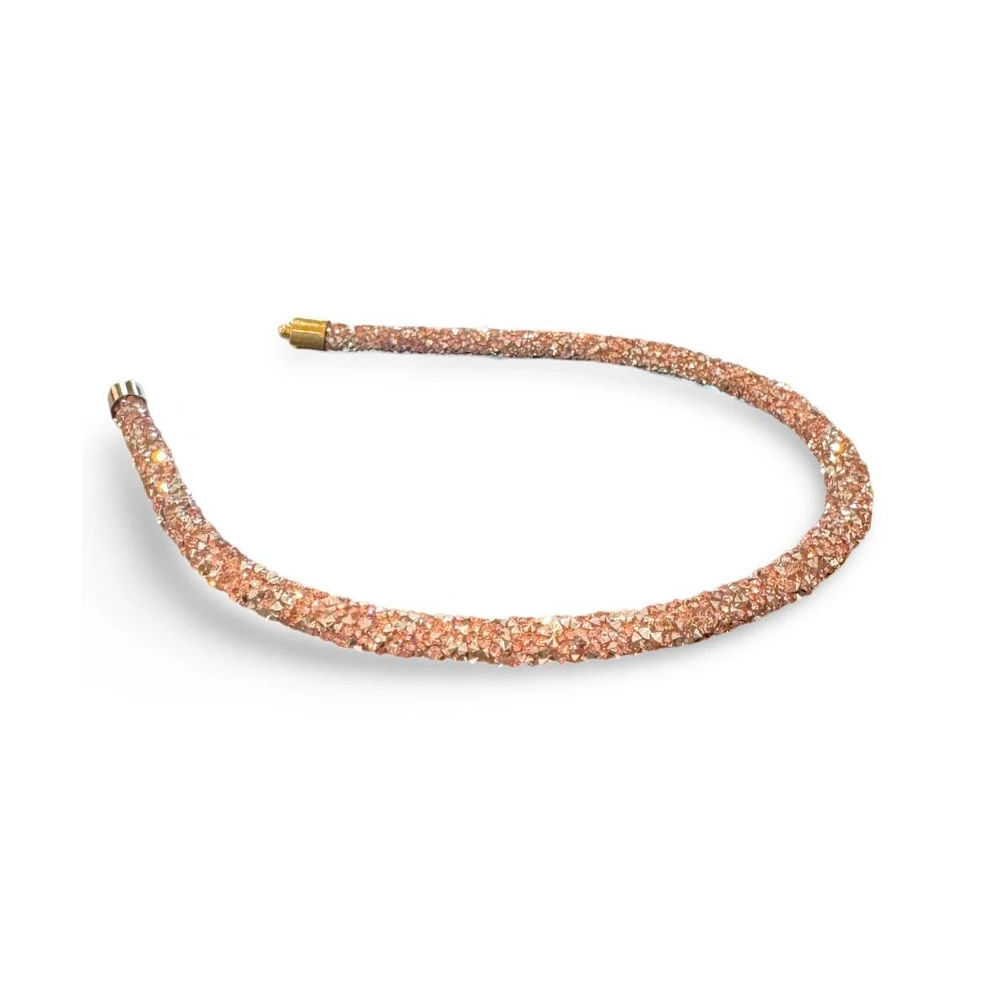 Thin All that Glitters Headband - Pink + Silver