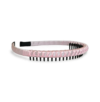 Thin Solid Headband - Pink