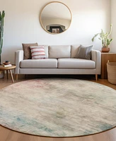 Addison Chantille Machine Washable ACN1235 8'x8' Round Area Rug