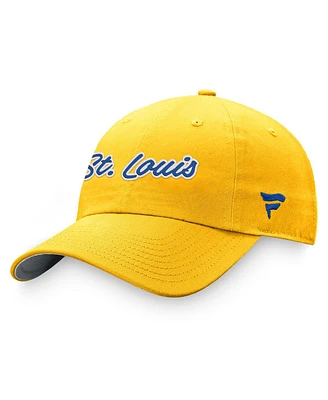 Fanatics Women's Gold St. Louis Blues Breakaway Adjustable Hat