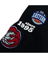 Mitchell & Ness Men's Black Toronto Raptors Team Origins Fleece Shorts