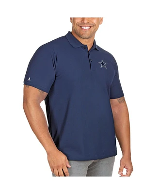 Antigua Men's Navy Dallas Cowboys Legacy Pique Big Tall Polo Shirt