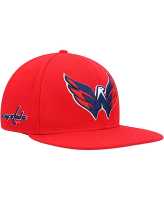 Pro Standard Men's Red Washington Capitals Core Classic Logo Snapback Hat