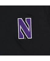 Under Armour Men's Black/White Northwestern Wildcats Green Blocked Polo Performance Polo Shirt