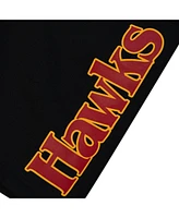 Mitchell & Ness Men's Black Atlanta Hawks Team Origins Fleece Shorts