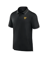 Fanatics Men's Black Pittsburgh Penguins Front Office Pique Polo Shirt