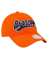 New Era Women's Orange Denver Broncos Cheer 9FORTY Adjustable Hat