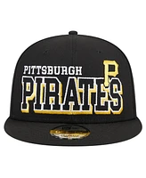 New Era Men's Black Pittsburgh Pirates Game Day Bold 9FIFTY Snapback Hat