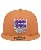 New Era Men's Tan Sacramento Kings Color Pack 9FIFTY Snapback Hat