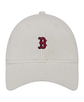 New Era Women's White Boston Red Sox Chrome Cozy 9FORTY Adjustable Hat