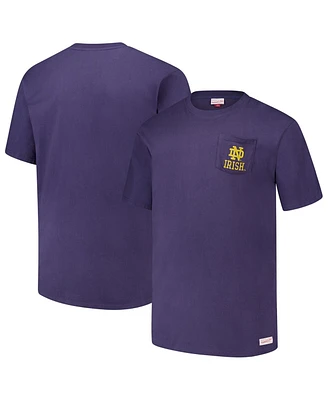 Mitchell & Ness Men's Navy Notre Dame Fighting Irish Big Tall Fade Away Premium T-Shirt