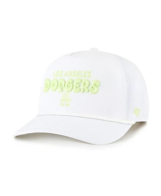 '47 Brand Women's White Los Angeles Dodgers Bright Side Adjustable Hitch Hat