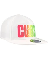 New Era Men's White Chicago Cubs Spring Spectrum Golfer Snapback Hat