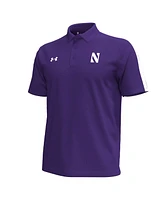 Under Armour Men's Purple Northwestern Wildcats Pinnacle Performance Polo Shirt