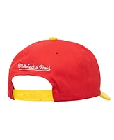 Mitchell & Ness Men's Red/Yellow Houston Rockets May Flowers Adjustable Hat