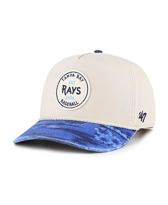 '47 Brand Men's Cream/Navy Tampa Bay Rays Fiji Rope Hitch Adjustable Hat