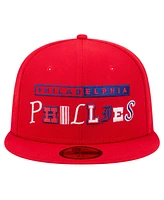 New Era Men's Red Philadelphia Phillies Ransom 59FIFTY Fitted Hat