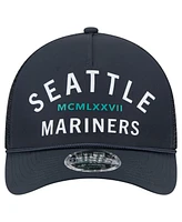 New Era Men's Navy Seattle Mariners Minimalist 9FORTY A-Frame Adjustable Hat