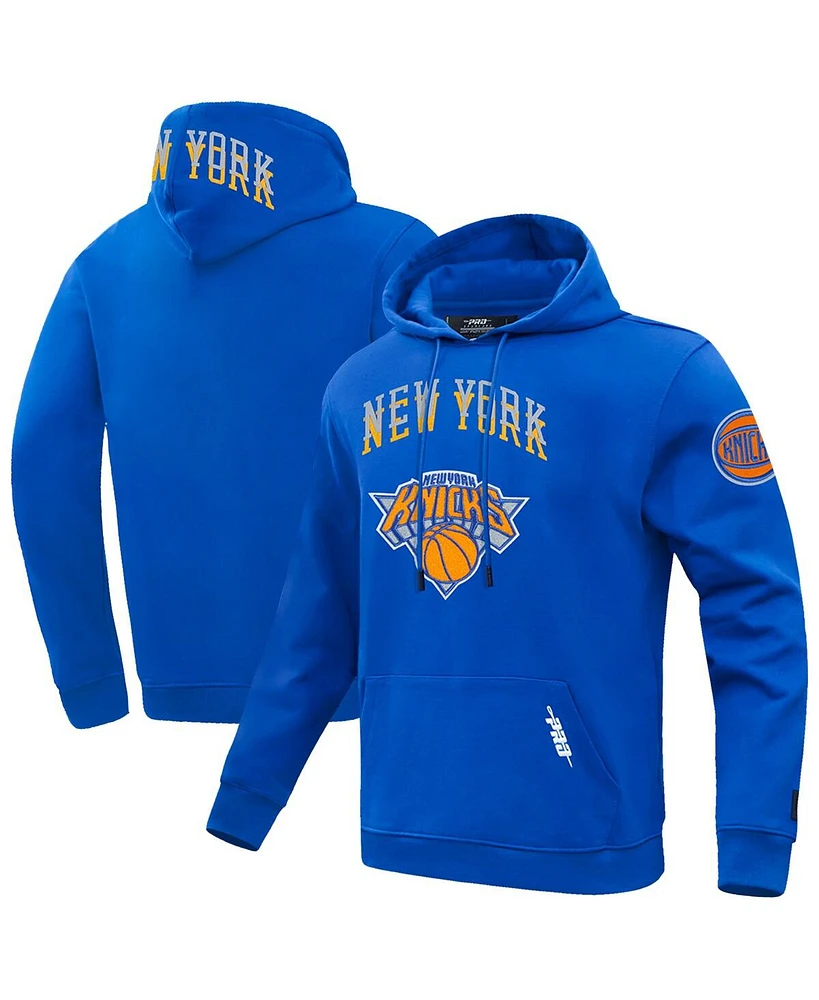 Pro Standard Men's Blue New York Knicks 2024/25 City Edition Pullover Hoodie