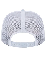 New Era Men's White Cincinnati Reds Flamingo Mesh Back 9SEVENTY Stretch-Snap Hat
