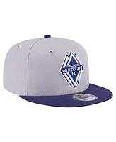 New Era Men's Gray Vancouver Whitecaps Fc Color Pack Two-Tone 9FIFTY Snapback Hat
