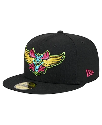 New Era Men's Black Modesto Nuts Copa de la Diversion 59FIFTY Fitted Hat
