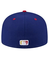 New Era Men's Royal/Red Durham Bulls Copa de la Diversion 59FIFTY Fitted Hat