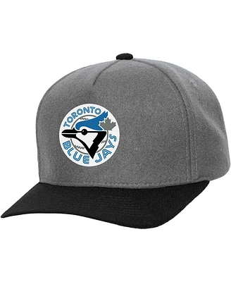 Mitchell & Ness Men's and Women's Gray Toronto Blue Jays Basic Coop Pro Adjustable Hat