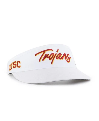 '47 Brand Men's White Usc Trojans Melbourne Brrr Adjustable Visor Hat
