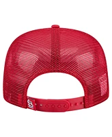 New Era Men's Red St. Louis Cardinals Retro Satin Script Golfer Adjustable Hat