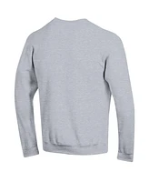 Champion Men's Heather Gray South Carolina Gamecocks Arch Over Logo Pullover Sweatshirt
