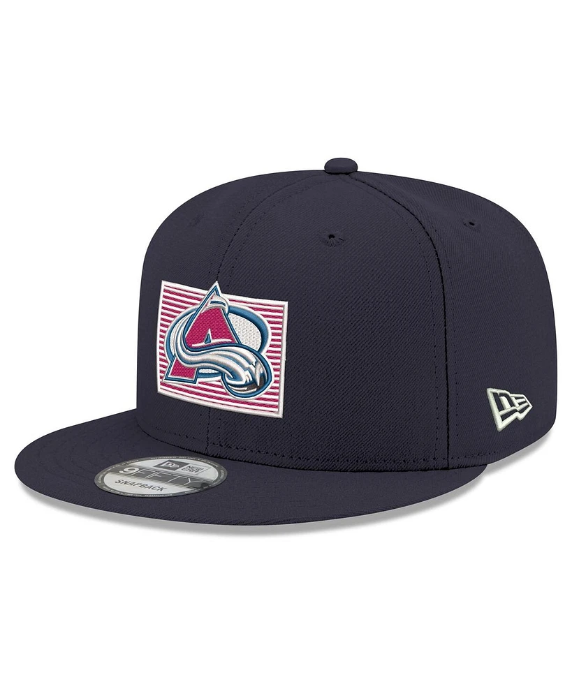 New Era Men's Navy Colorado Avalanche State Pride 9FIFTY Snapback Hat