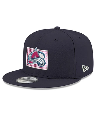 New Era Men's Navy Colorado Avalanche State Pride 9FIFTY Snapback Hat