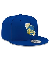 New Era Men's Royal Golden State Warriors State Pride 9FIFTY Snapback Hat