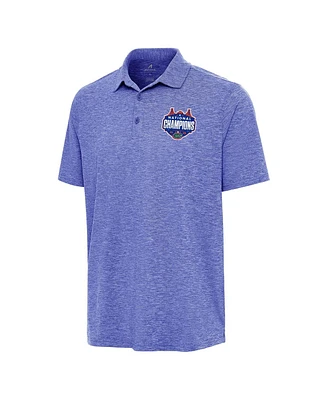 Antigua Men's Heather Royal Florida Gators 2025 Ncaa Basketball National Champions Par 3 Polo Shirt