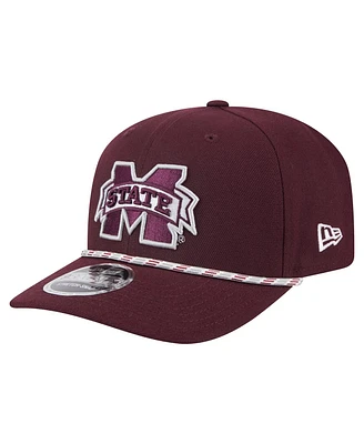 New Era Men's Maroon Mississippi State Bulldogs Game Day Multi-Rope 9SEVENTY Stretch-Snap Hat