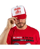 Contenders Clothing Men's and Women's Red Rocky The Pride The Pain Trucker Adjustable Hat