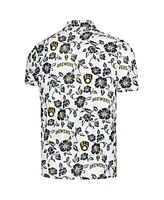 Reyn Spooner Men's White Milwaukee Brewers Pua Performance Polo Shirt