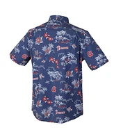 Reyn Spooner Men's Blue Atlanta Braves Kekai Button-Down Shirt