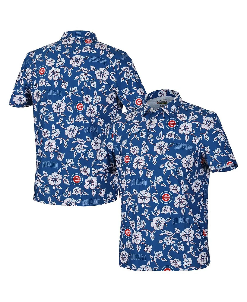 Reyn Spooner Men's Blue Chicago Cubs Pua Performance Polo Shirt