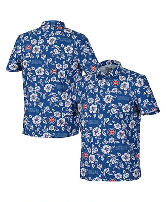 Reyn Spooner Men's Blue Chicago Cubs Pua Performance Polo Shirt