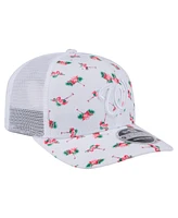New Era Men's White Washington Nationals Flamingo Mesh Back 9SEVENTY Stretch-Snap Hat