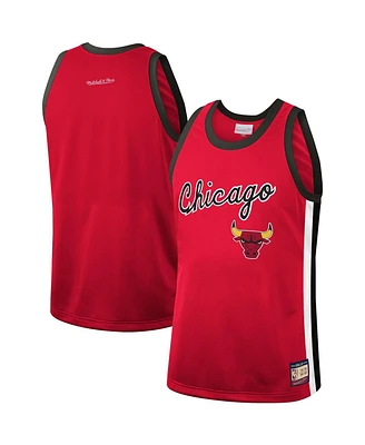 Mitchell & Ness Men's Red Chicago Bulls Hardwood Classics Team Heritage Fashion Jersey