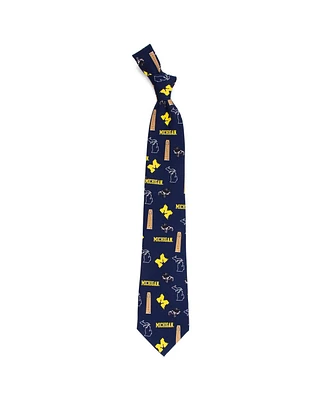 Eagles Wings Michigan Wolverines Hometown Silk Tie