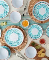 Infuse Melamine 12 Pc. Dinnerware Set, Service for 4