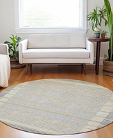 Addison Chantille Machine Washable ACN1401 8'x8' Round Area Rug